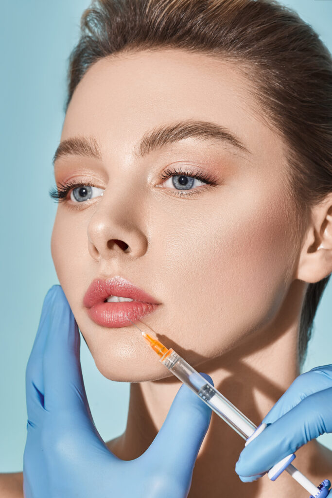Hyaluronic acid dermal filler injection procedure
