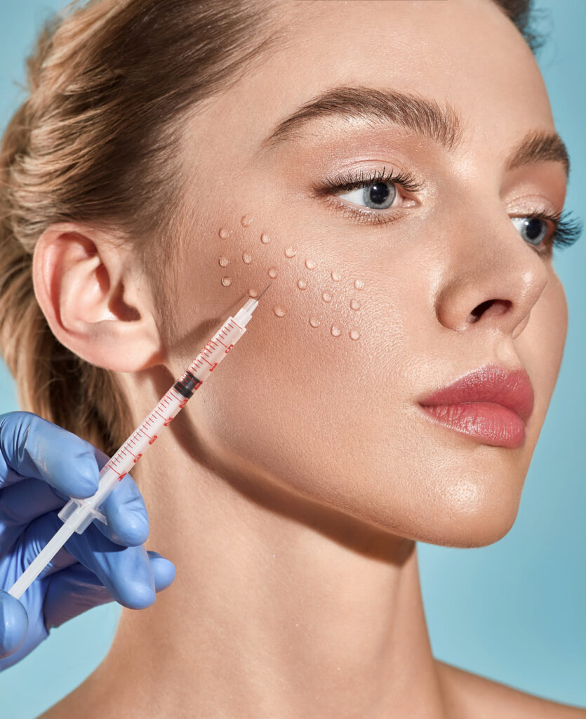 Hyaluronic acid biorevitalisation injection treatment at a Leeds skin clinic